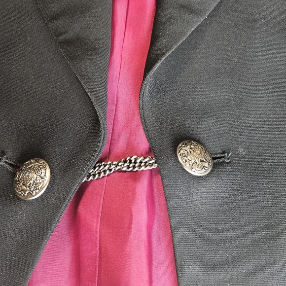 DRAMA Women Black Classic Jacket Size 14 - Picture 3 of 10